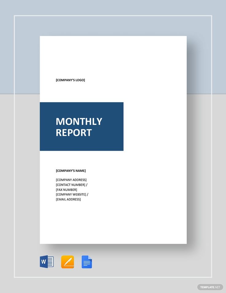 Monthly Reports